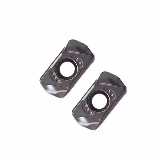 Fraise CNC à taux d'alimentation élevé, inserts en carbure de fraisage Lnmu